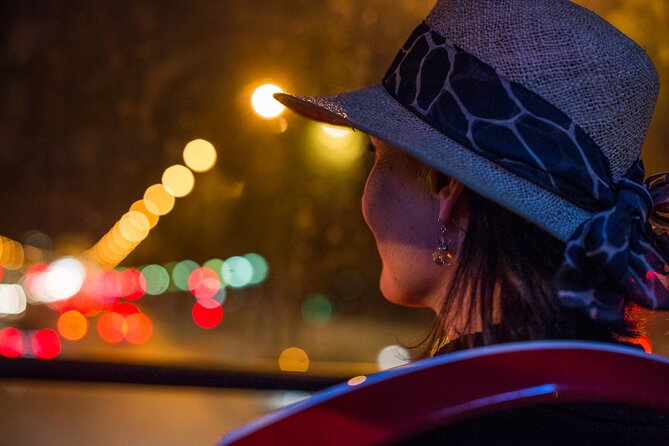 Miami: Open-top Bus Sightseeing Night Tour with Live Guide - Ocean Drive after sunset