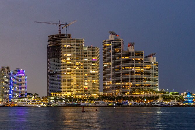 Miami Sunset and City Lights Cocktail Cruise - Yachts, cruise ships, and the working port