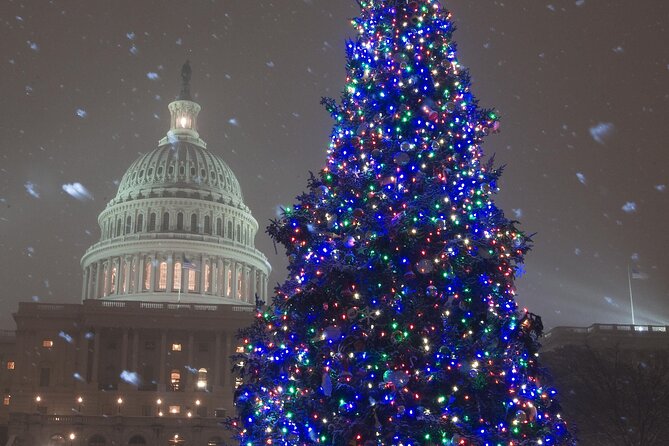 National Mall Monuments Night Tour with 10+ Stops, Entry Tickets - The sights seen from the coach
