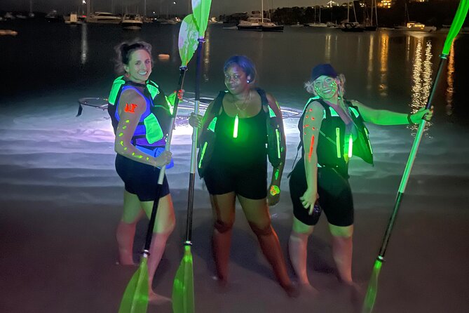 Night Kayak Tour St. John - Westin Resort - Starting at the Westin with glow paint and photos