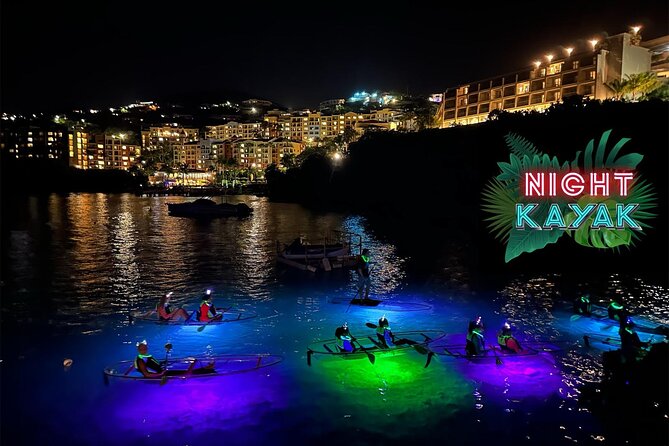 Night Kayak Tour St. Thomas - Westin Frenchman's Reef - Searching the cove for tarpon and stingrays