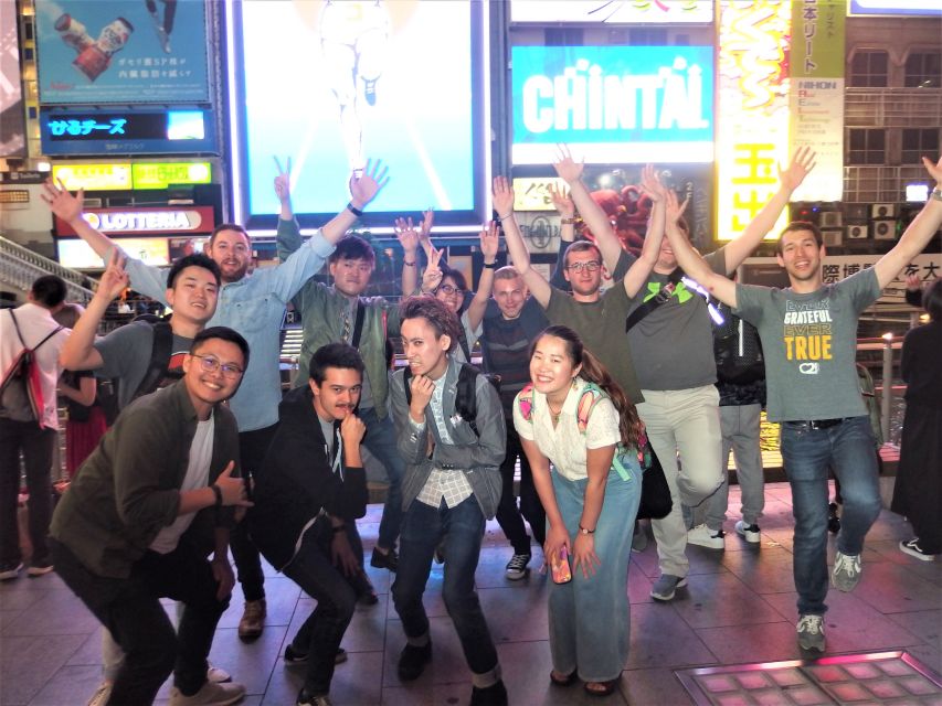 Osaka: Bar-Hopping Night Tour in Namba - Dotonbori after dark