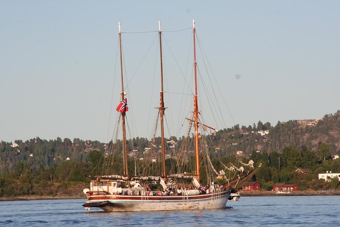 Oslo Fjord Evening Cruise with Shrimp Buffet on a Sailing Ship - Leaving Oslo behind from Rådhusbrygge 3