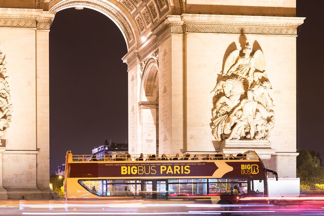 Paris Big Bus Open Top Panoramic Night Tour - The Eiffel Tower and Champ de Mars