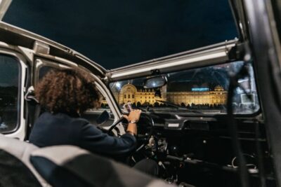 Paris: Discover Paris by Night in a Vintage Car with a Local
