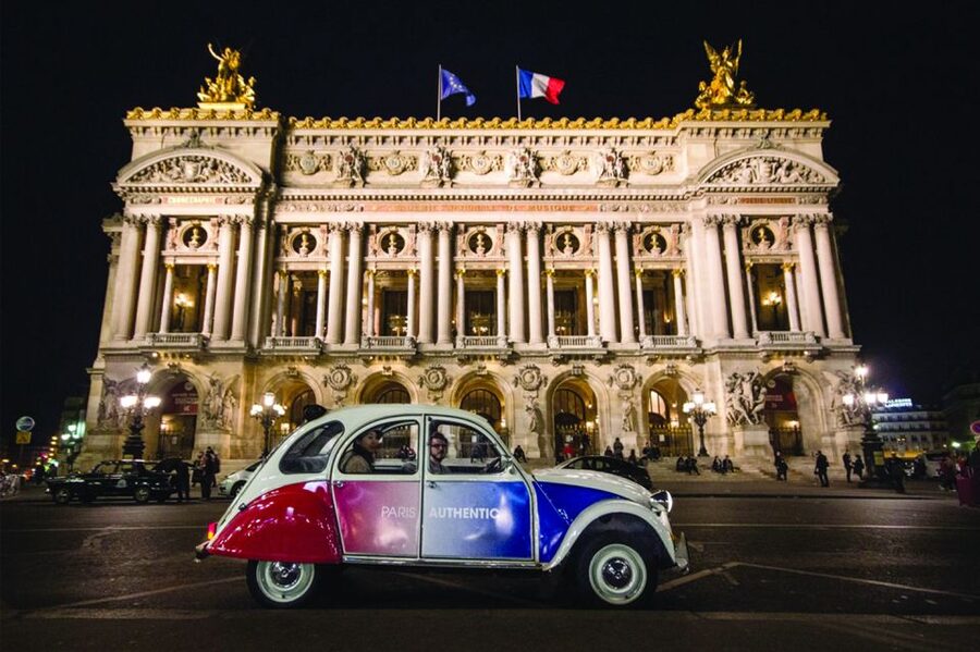 Paris: Discover Paris by Night in a Vintage Car with a Local - The Eiffel Tower after sunset