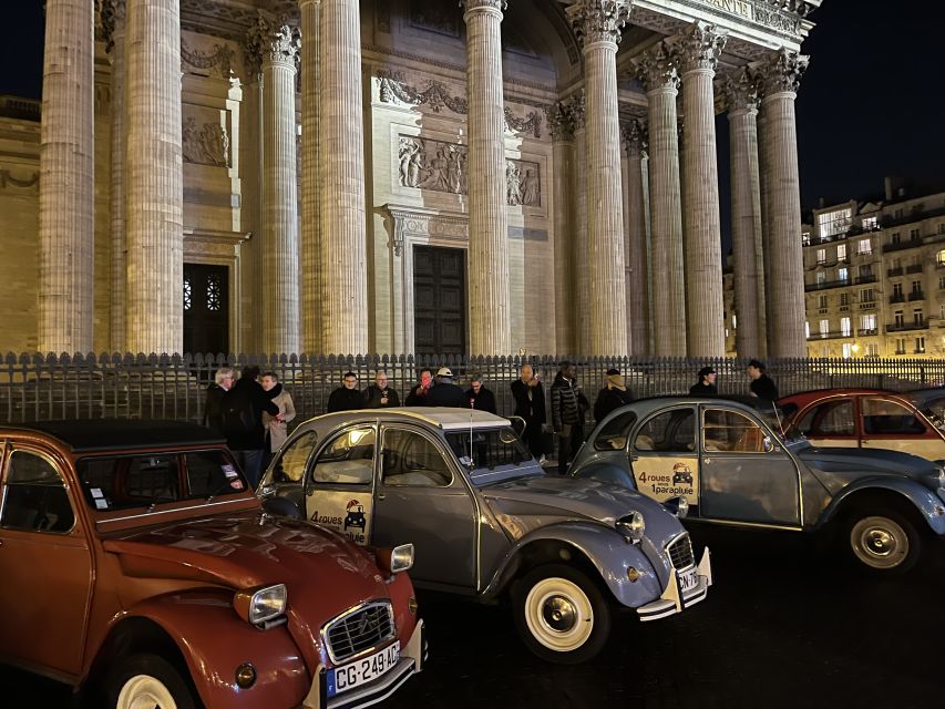 Paris: Private Christmas Lights Tour by Citroën 2CV - Champs de Mars gives you a useful photo break