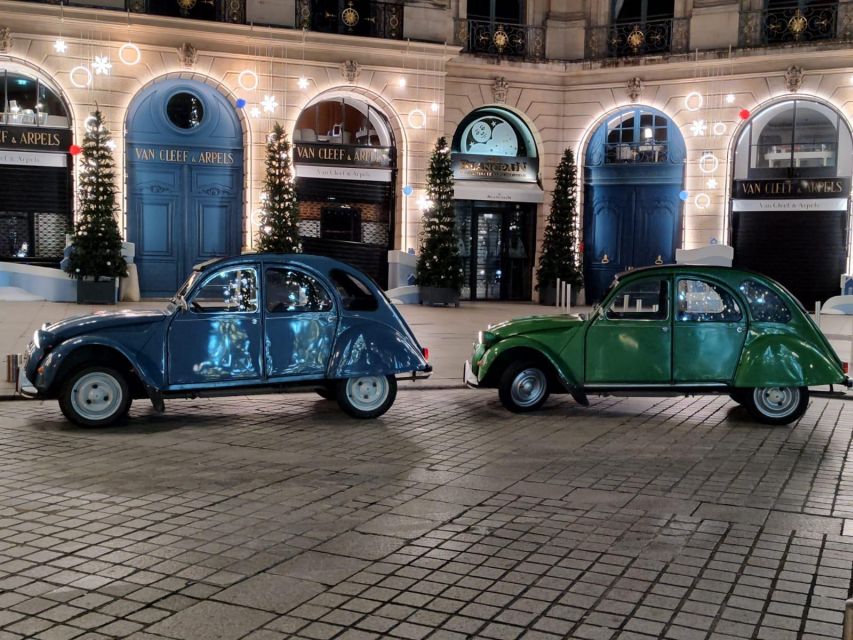 Paris: Private Christmas Lights Tour by Citroën 2CV - What the two-hour route feels like