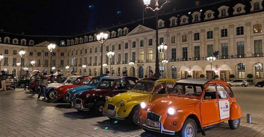 Paris: Private Guided City Tour at Night in Citroën 2CV - The three-hour tour adds Montmartre and quieter corners