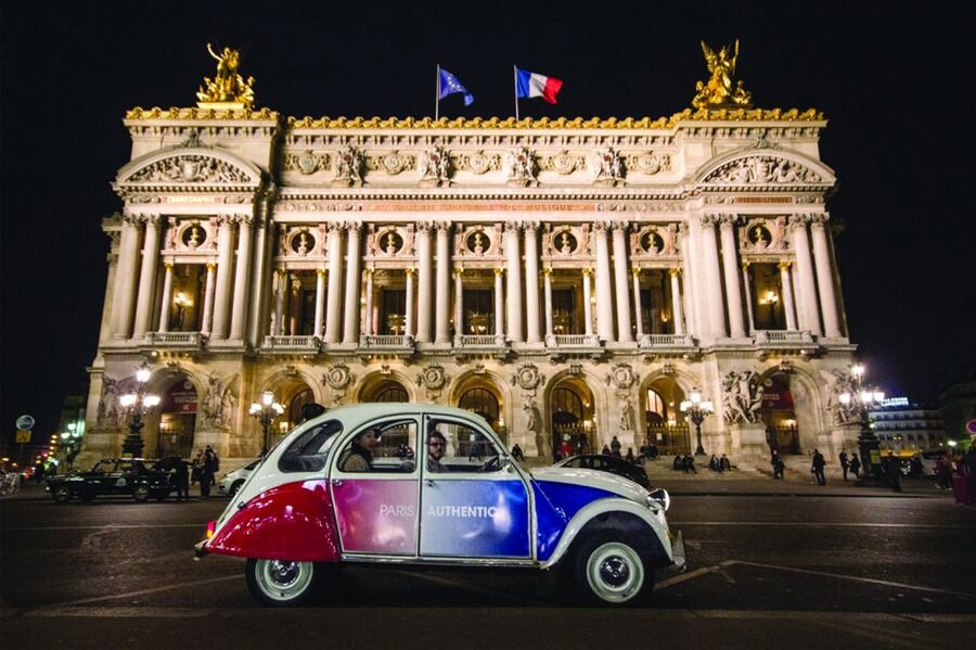 Private tour of Paris by Night with Champagne - Champs Elysees and the Arc de Triomphe
