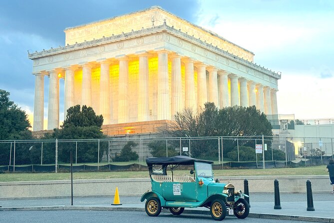 Public or Private DC Moonlight Tour by E-Cart or Vintage Car - Key points to know before you book