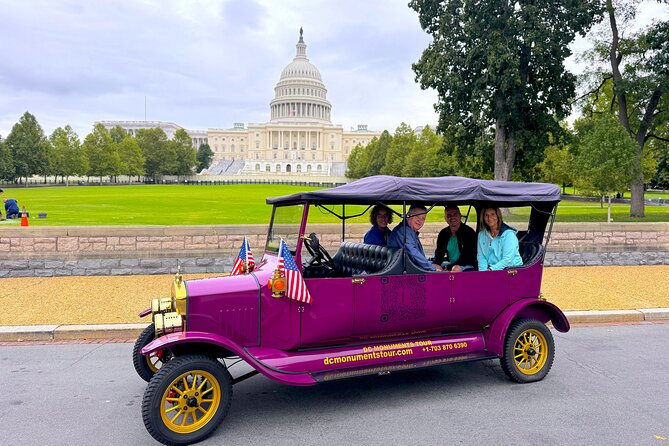 Public or Private DC Moonlight Tour by E-Cart or Vintage Car - The White House adds presidential history