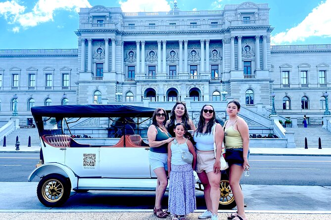 Public or Private DC Moonlight Tour by E-Cart or Vintage Car - The Washington Monument is brief but essential