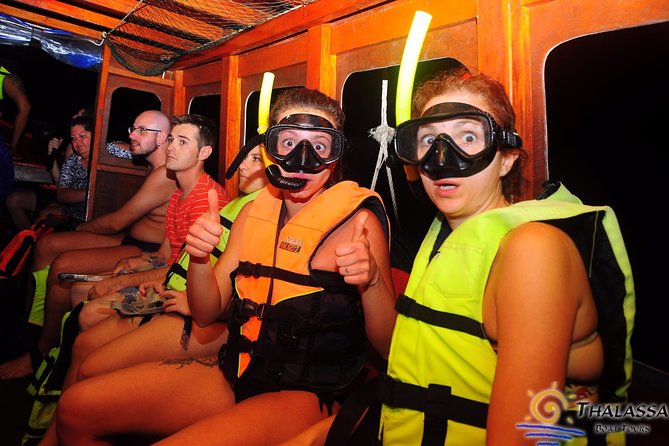 Railay and 4-Island Sunset Speedboat Cruise with Night Snorkel - Koh Poda for sand, swimming, and lunch