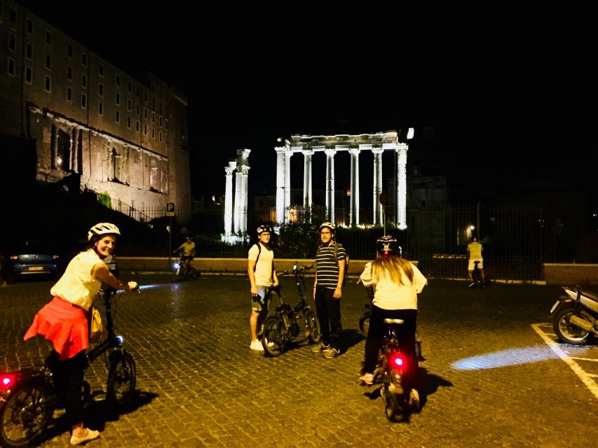 Rome by Night: E-bike Small Group Tour -Food & Wine (Option) - The Colosseum as the grand finale