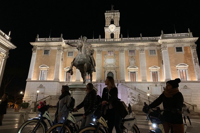 Rome by Night E-Bike Tour with Pizza Option - Piazza Venezia and Campidoglio: Rome’s grand civic center