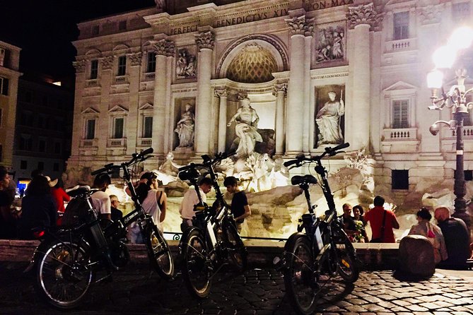 Rome by Night - Ebike Small Group Tour - Food and Wine (Option) - Food, wine, and a welcome pause