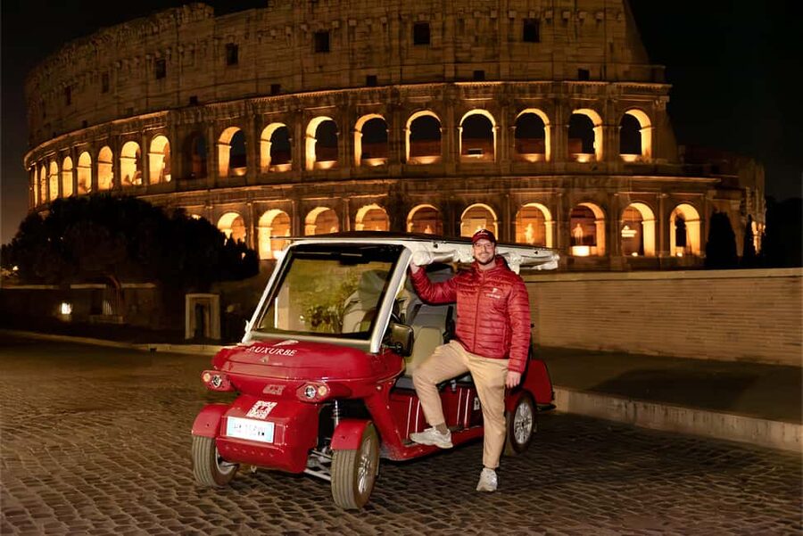 Rome: City Golf Cart at Night Tour - The Pincio gives you Rome from above