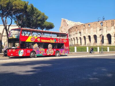 Rome: City Highlights Open-Top Bus Night Tour