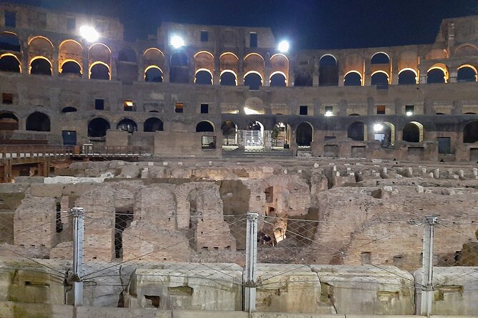 Rome: Colosseum by Night Guided Tour - First level views and the gladiator story