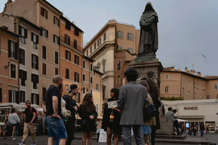 Rome: Haunted City Night Walking Tour - Piazza Farnese and the route’s darker mood