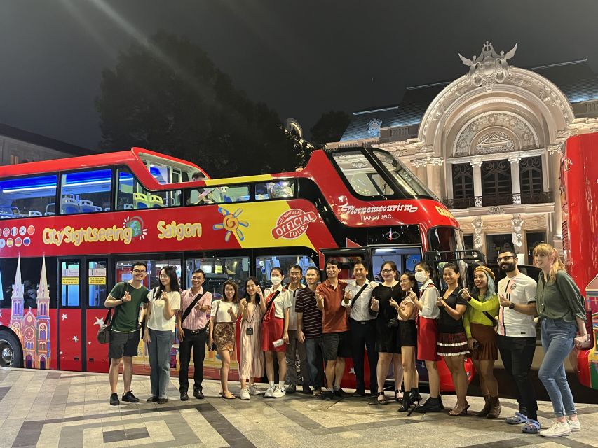 Saigon: City Sightseeing 45-Minute Panoramic Night Tour - Nguyen Hue and the city center lights