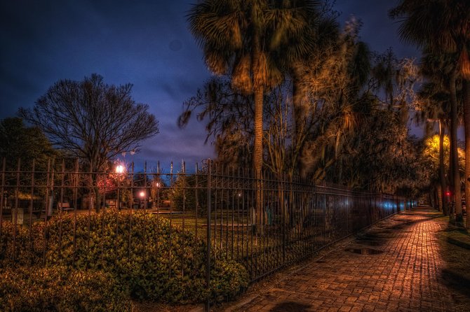Savannah's Ghost City "Dead of Night" Walking Night Tour - The Sorrel-Weed House from the street