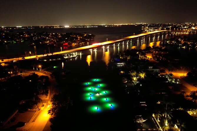 Sharkeys Glass Bottom Fish Feeding LED Night Tour St. Pete Beach - How hard is the paddling?