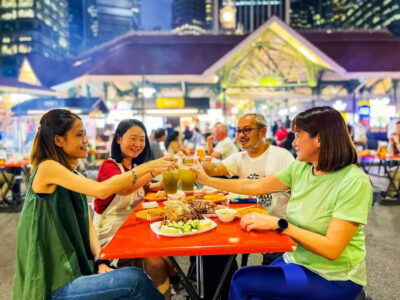 Singapore: Big Bus Night Tour by Open-Top Bus & Live Guide