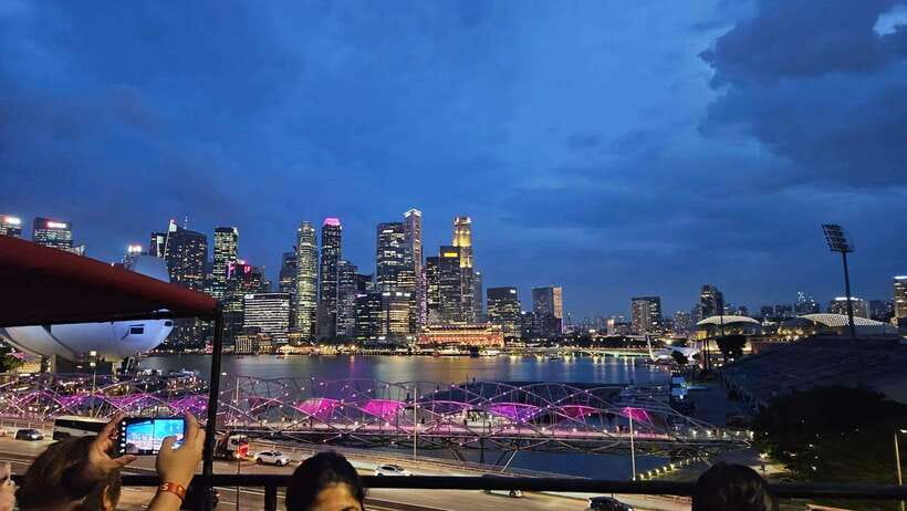 Singapore: Big Bus Night Tour by Open-Top Bus & Live Guide - Orchard Road is a moving view, not a shopping stop