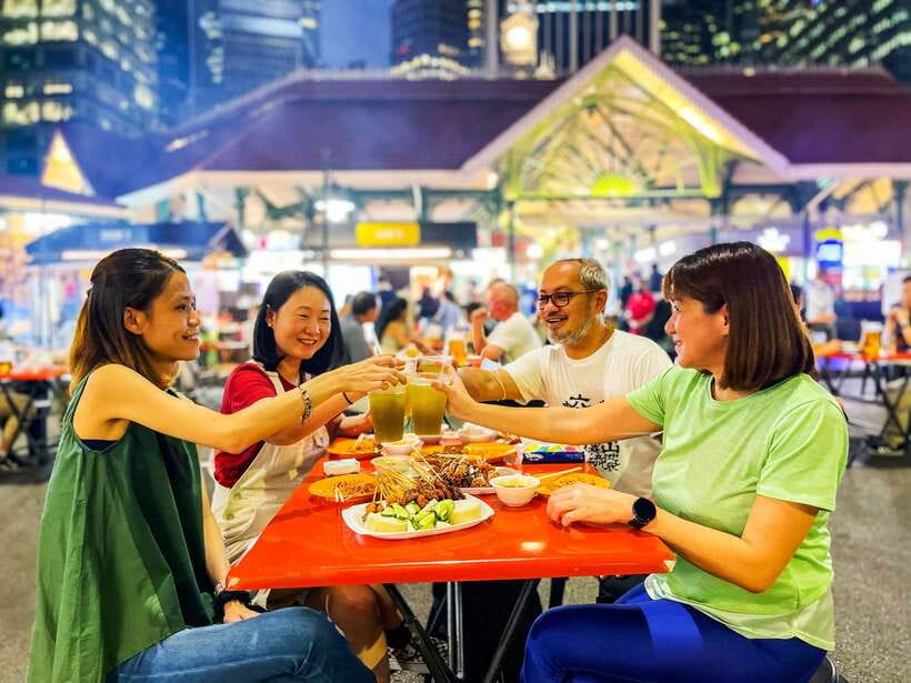 Singapore: Big Bus Night Tour by Open-Top Bus & Live Guide - Marina Barrage turns sunset into the first highlight