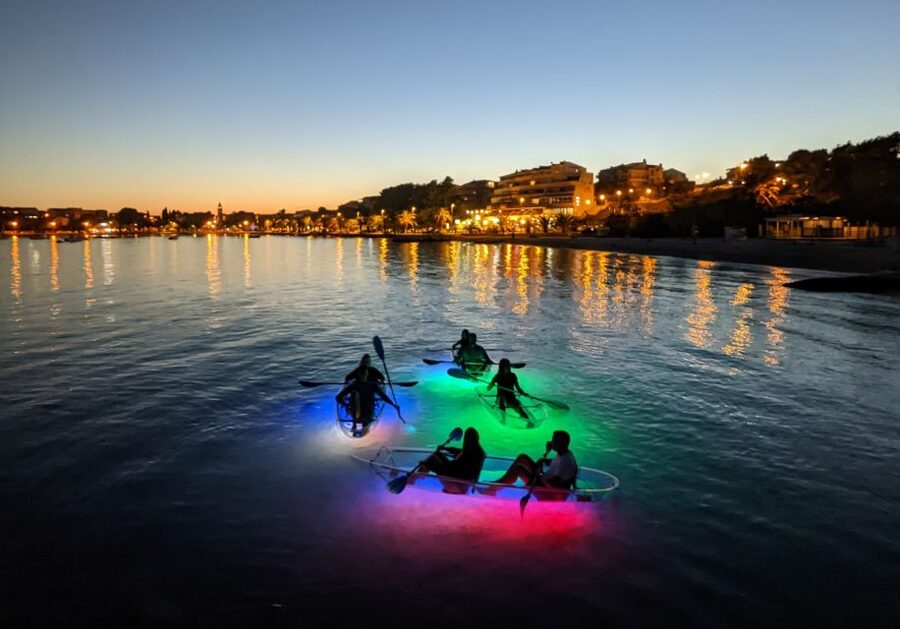 Split: Illuminated Evening Guided Kayaking Tour - The photos are a real convenience