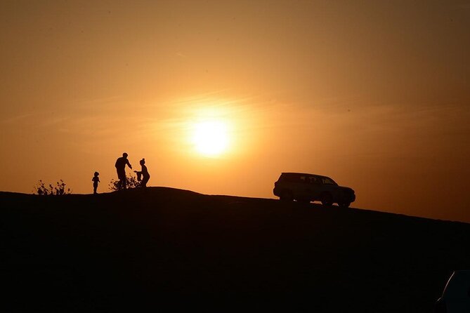 Sunset Evening Safari,Camel ride,live shows and BBQ Dinner with No Hidden Charge - Sandboarding and sunset photos without extra planning