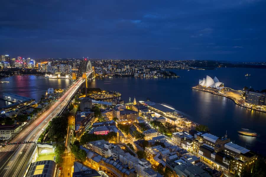 Sydney: Big Bus Panoramic Night Tour by Open-Top Bus - Milsons Point offers a second skyline angle