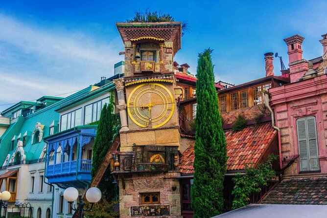 Tbilisi:Evening Walking & Talking Tour with Wine & Boat Ride - Metekhi Cathedral and the city’s founding story