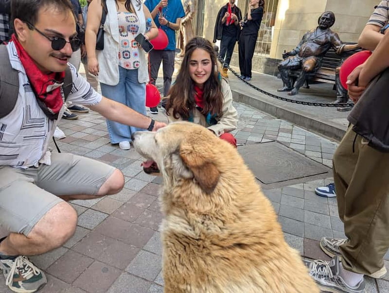 Tbilisi: Evening Walking Tour with Wine & Boat Ride Options - Wooden balconies, Shardeni Street, and smaller lanes