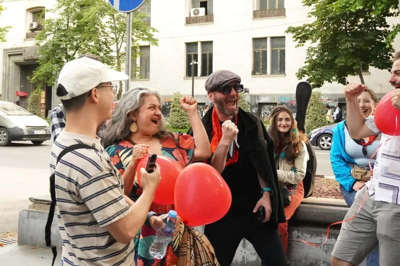 Tbilisi: Evening Walking Tour with Wine & Boat Ride Options - Starting at Rose Revolution Square
