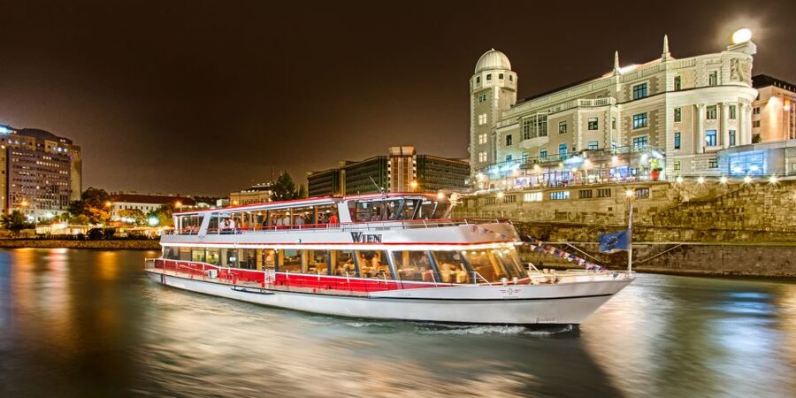 Vienna: Evening Cruise Along The Danube - The upper deck and the live camera view