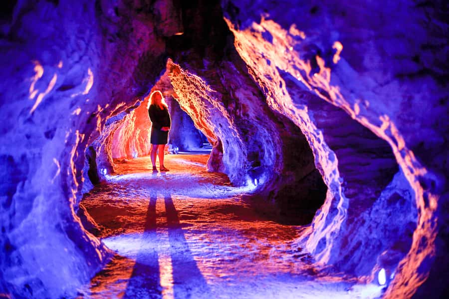 Waitomo Caves: Ruakuri Glowworm Cave Guided Walking Tour - The spiral entrance sets the tone