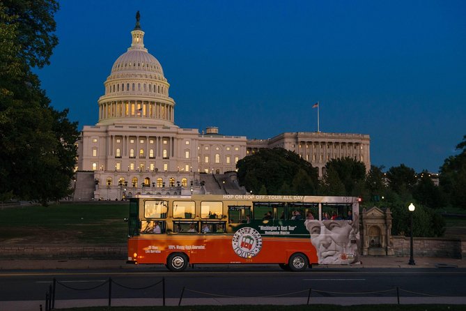 Washington DC Monuments by Moonlight Tour by Trolley - The Jefferson Memorial and Tidal Basin