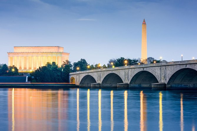 Washington DC Monuments by Moonlight Tour by Trolley - FDR and Martin Luther King Jr. after dark