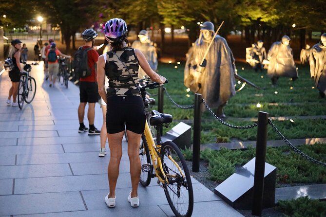 Washington DC Sites at Night Guided Bicycle Tour - Washington Monument and the White House
